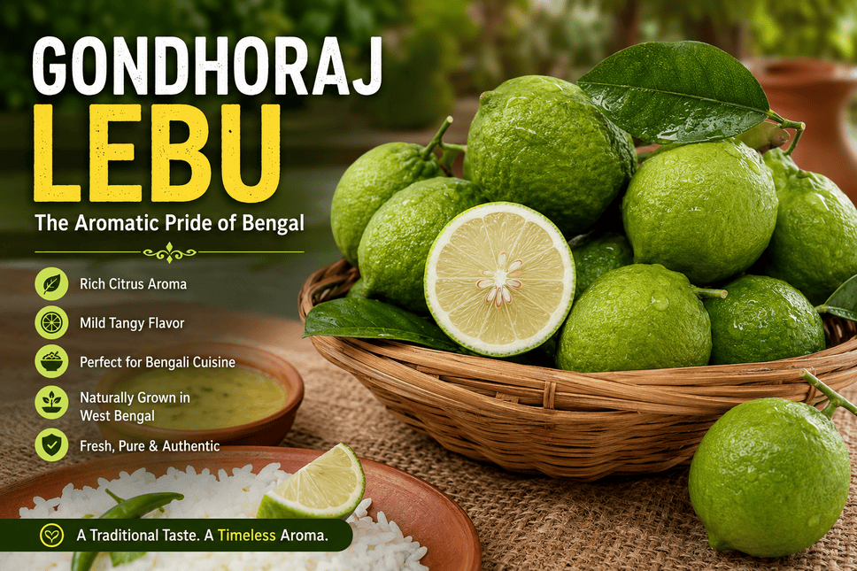 Gondhoraj Lebu (গন্ধরাজ লেবু) - The King of Aromatic Citrus from Bengal – History, Benefits, Uses, Buying Guide & Everything You Need to Know